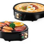 Crêpière Électrique RAF R.528 1200W Noir