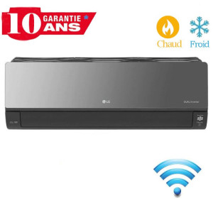 Climatiseur Dual Inverter LG 12000BTU Chaud Froid ARTCOOL Mirror WiFi - Garantie 3ans