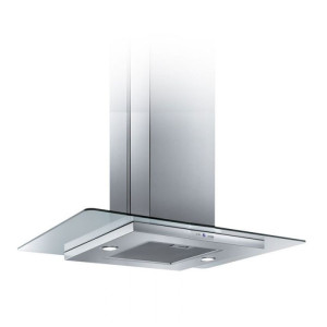 Hotte Centrale Focus 100Cm Inox & Vitre (F917X )