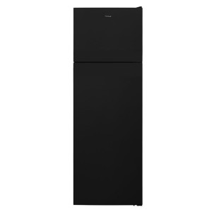 Focus F 6035B - Réfrigérateur double portes pose libre 60 cm, 313 L, Less Frost, congélateur supérieur, noir