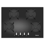 Plaque de Cuisson Encastrable FOCUS F410B 4 Feux 70 cm - Noir