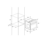 Four Encastrable Electrique HOOVER HON602X-TN 65 Litres - Inox