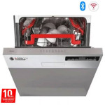 Lave Vaisselle Semi-Encastrable HOOVER 16 Couverts Wi-Fi&Bluetooth - Inox