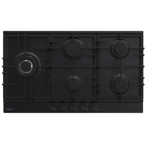 Plaque de Cuisson Encastrable FOCUS F4789B 5 Feux 90cm - Noir