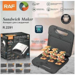 MACHINE A SANDWICH ET PANINI RAF R.2690 5EN1 - 750W - NOIR