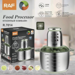 Hachoir électrique raf 1000W,inox et vert 5L (R.7014)