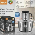 Hachoir électrique raf 1000W 5L R-7025 inox