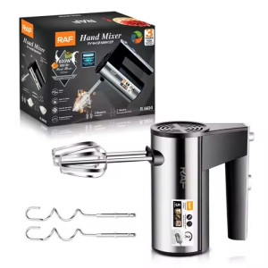 Batteur à Main RAF R-6690 600W - Noir&Inox