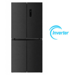 Réfrigérateur Telefunken No Frost 4 Portes 462 L Inverter Dark Inox