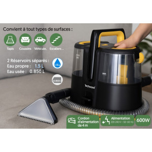 Aspirateur Injecteur, extracteur TECHWOOD TAN-6033 600W - Noir