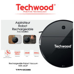 Aspirateur Robot 2en1 TECHWOOD TAR-2036 - Noir