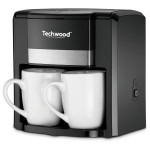 Cafetière Électrique TECHWOOD Duo TCA-206 500W - Noir