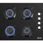 Plaque de Cuisson Encastrable Biolux M-5863VTC 4 Feux 60Cm Noir