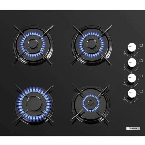 Plaque de Cuisson Encastrable Biolux M-5863VTC 4 Feux 60Cm Noir